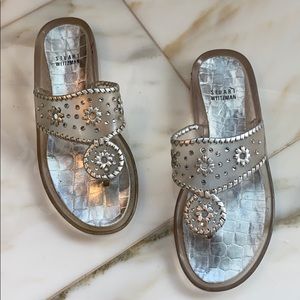 Stuart Weitzman jelly sandals size 8